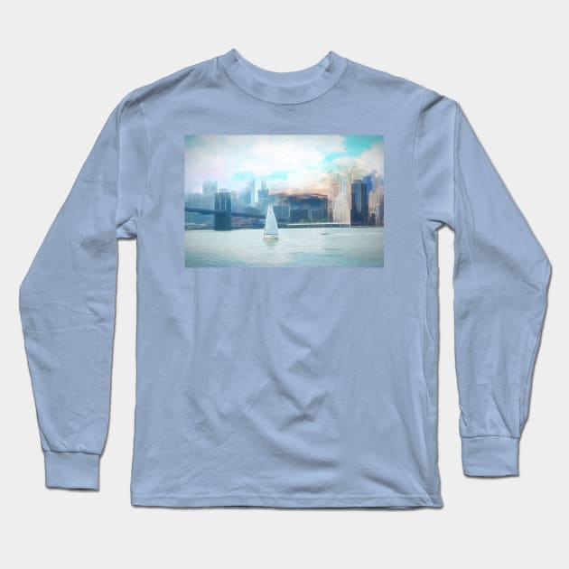 Skyline Long Sleeve T-Shirt by jasminaseidl